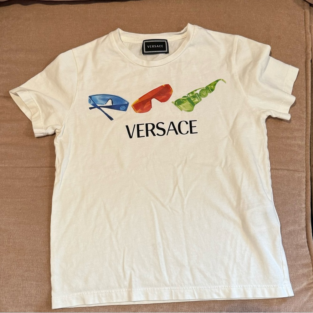 Versace kids logo T-shirt